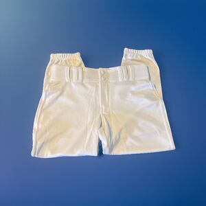 Champro Women's Low-Rise Polyester Softball Pants Small White
